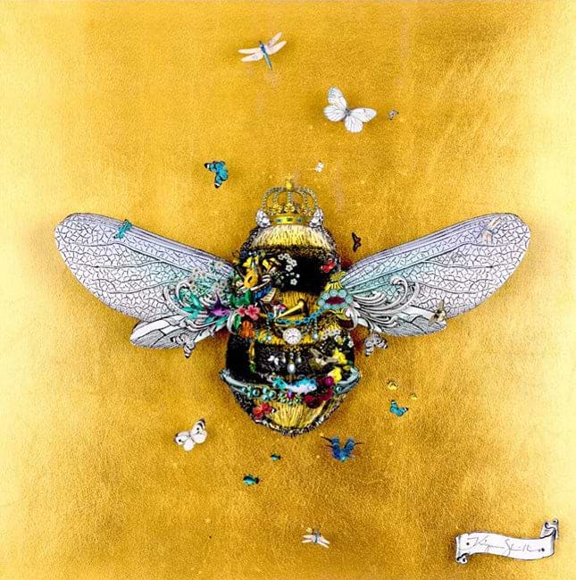 Golden Majestic Bee