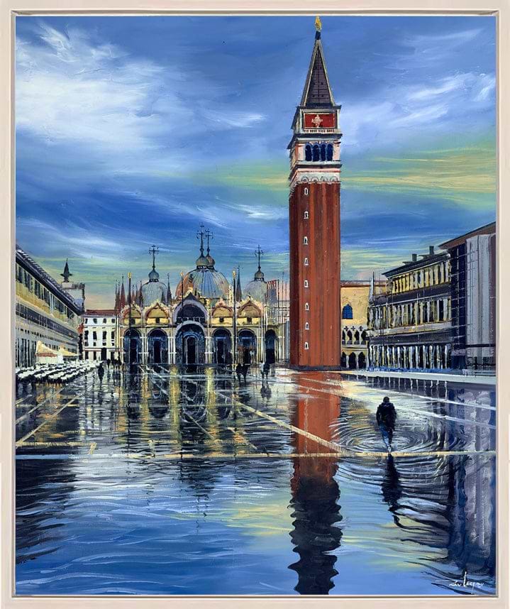 Reflections Over The Piazza