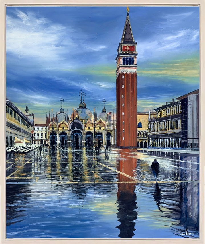 Reflections Over The Piazza
