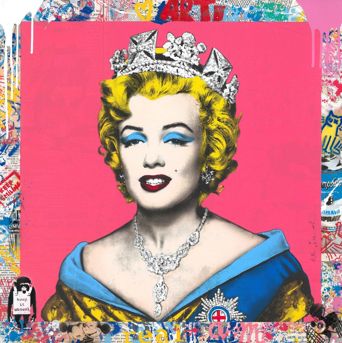 Queen Marilyn - Pink | Mr. Brainwash – Clarendon Fine Art