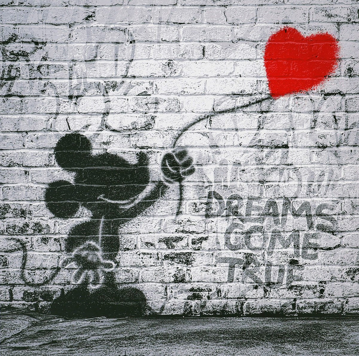 洋楽 DIE HARD BRAIN WASHED 12inch Dreams Come True Deluxe | Mr. Brainwash – Clarendon Fine Art