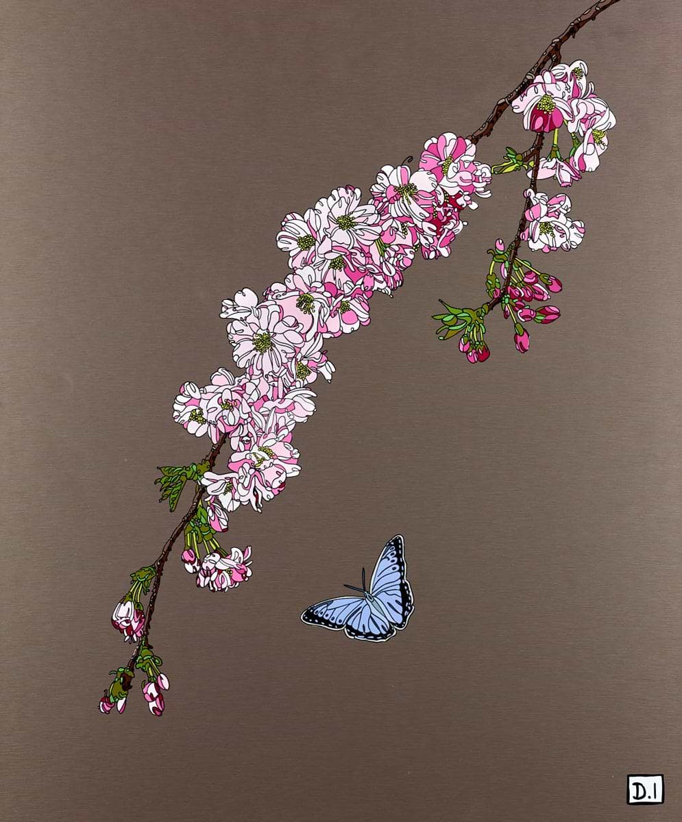 Cherry Blossom and Butterfly
