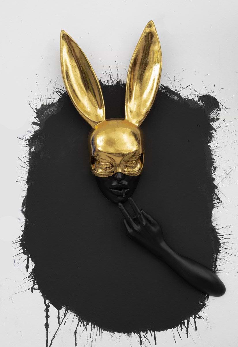 Mischief Sculpture, Edition of 35 Black and Gold