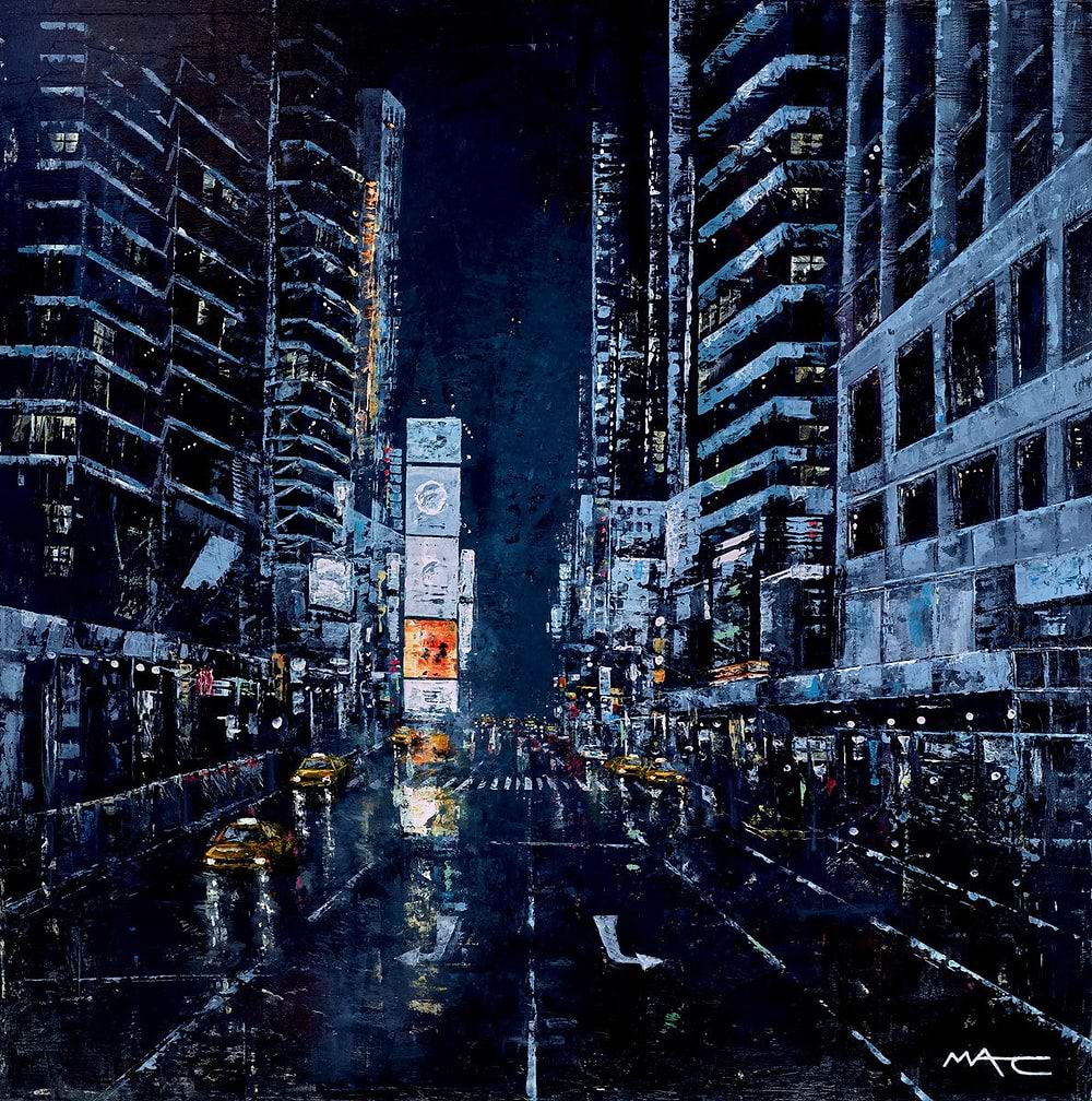 Taxis In Times Square