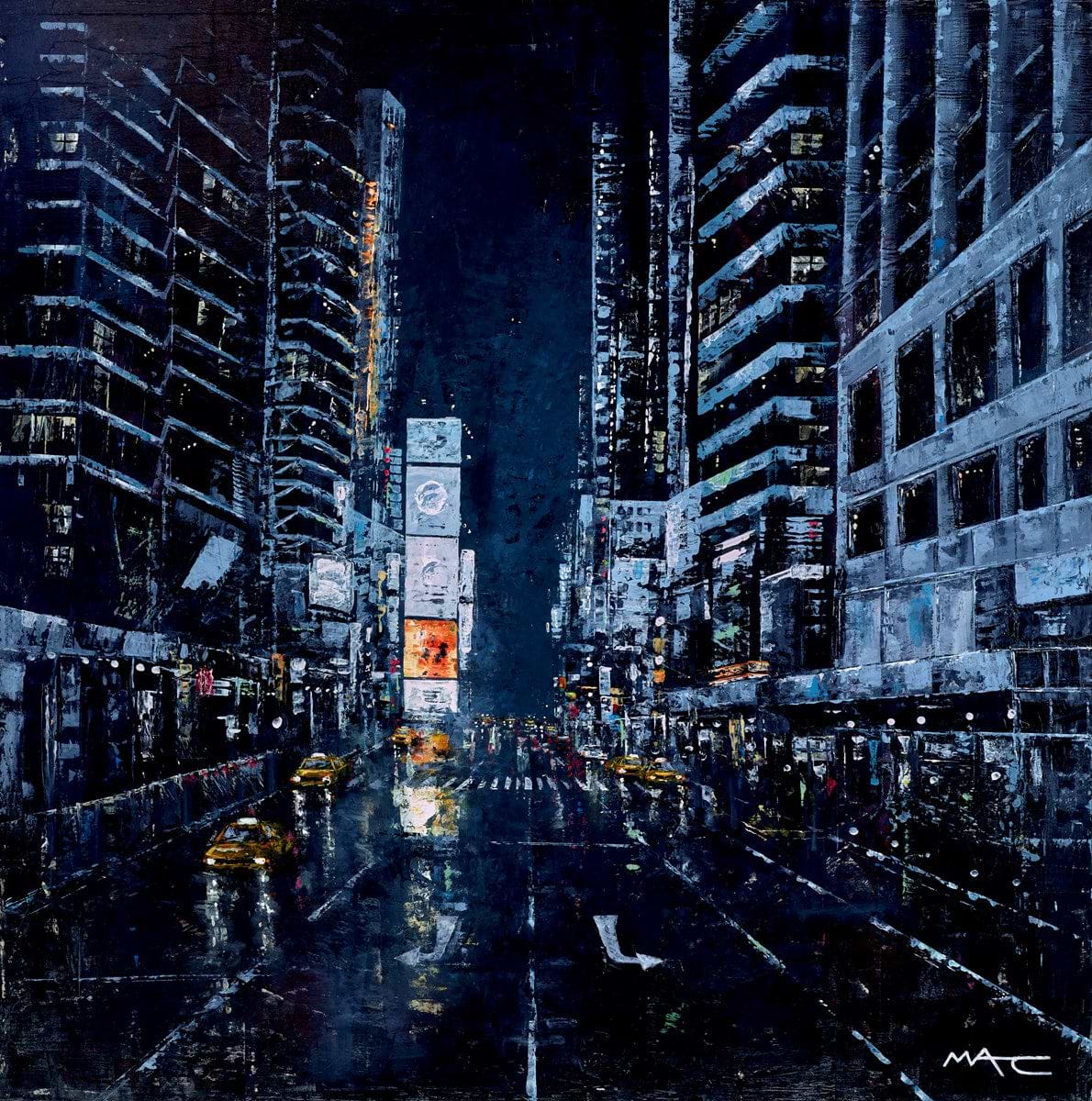 Taxis In Times Square