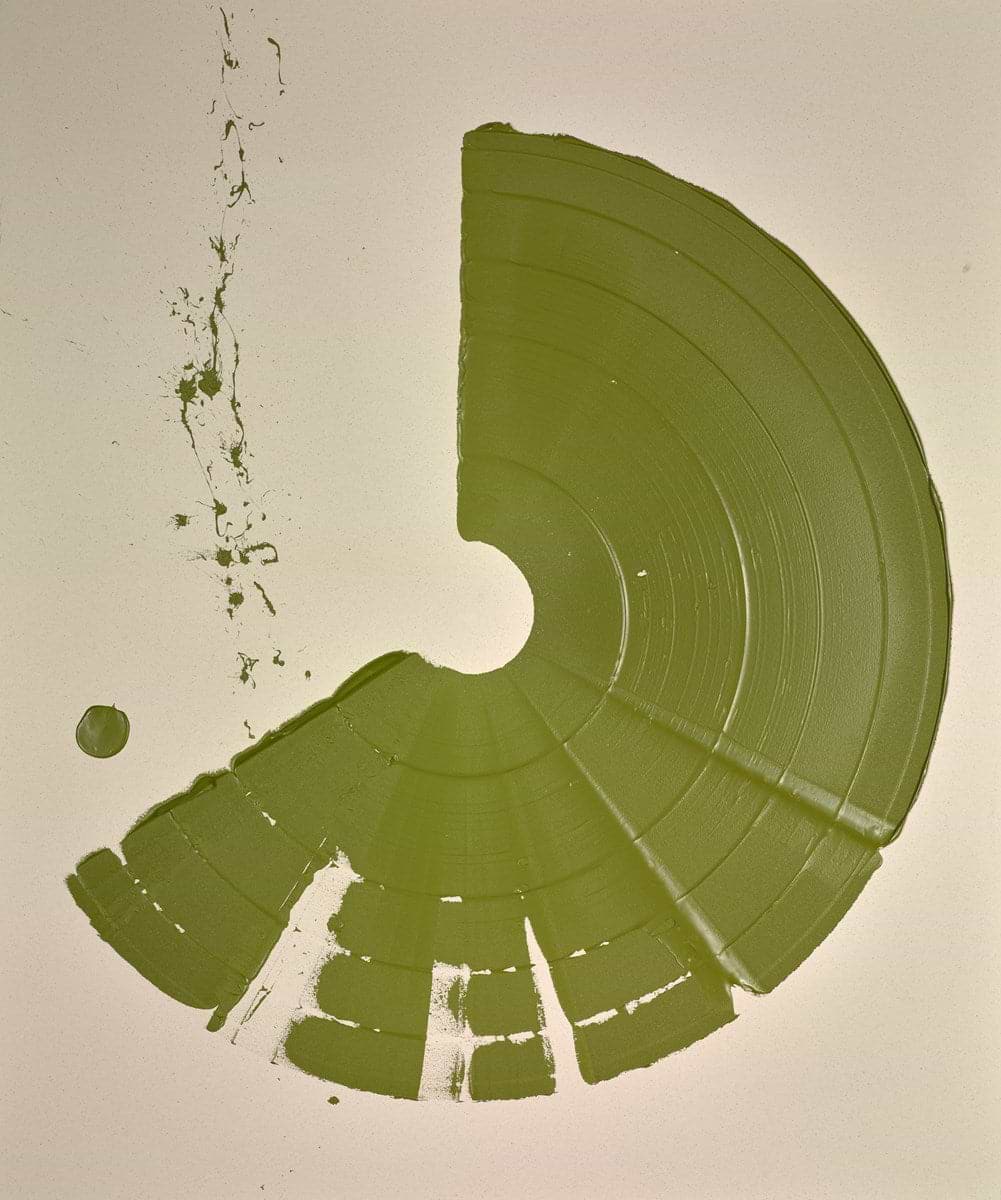 Large Brushstroke - Olive