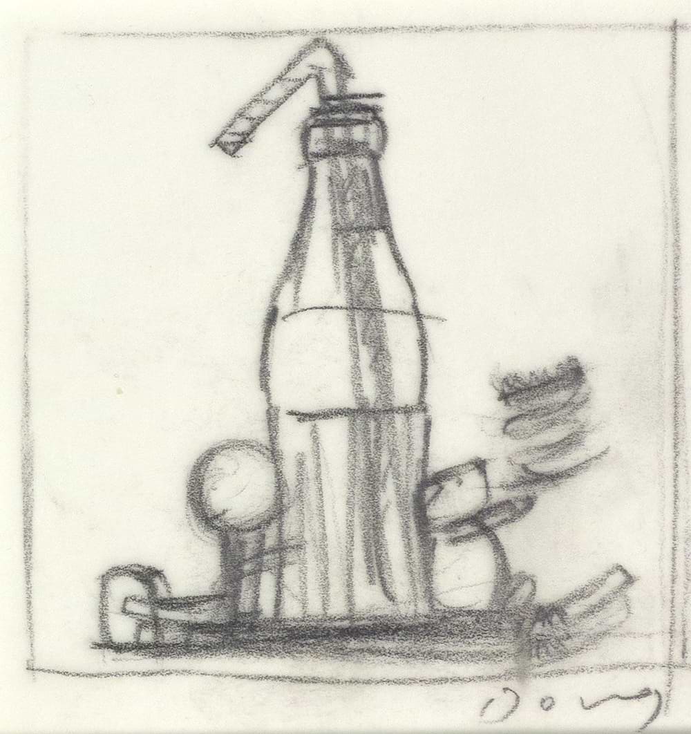 Warhol's Happy Hour Resting (Sketch)