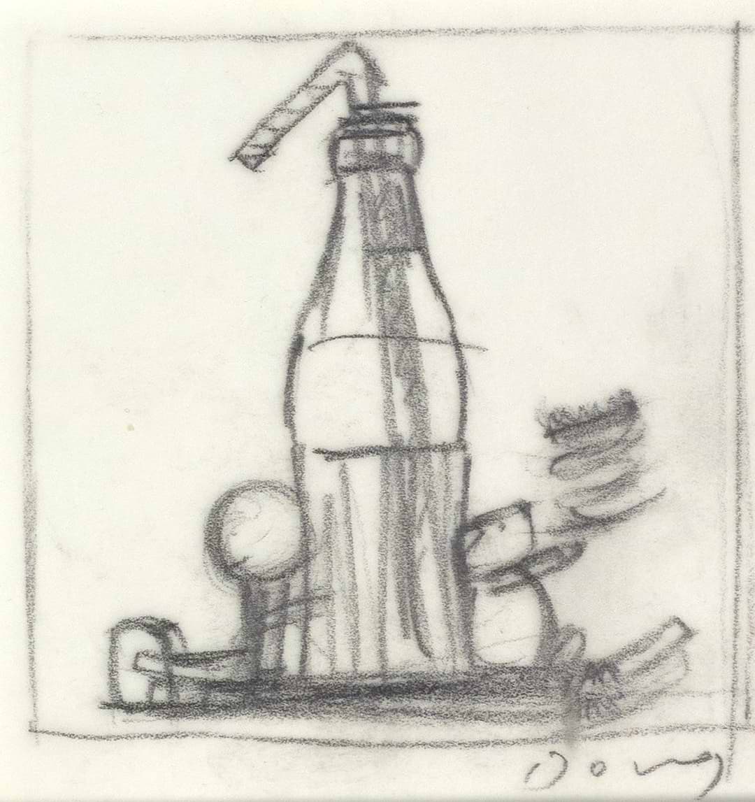 Warhol's Happy Hour Resting (Sketch)