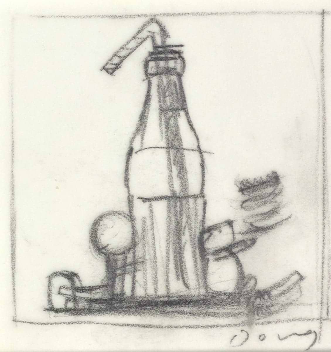 Warhol's Happy Hour Resting (Sketch)
