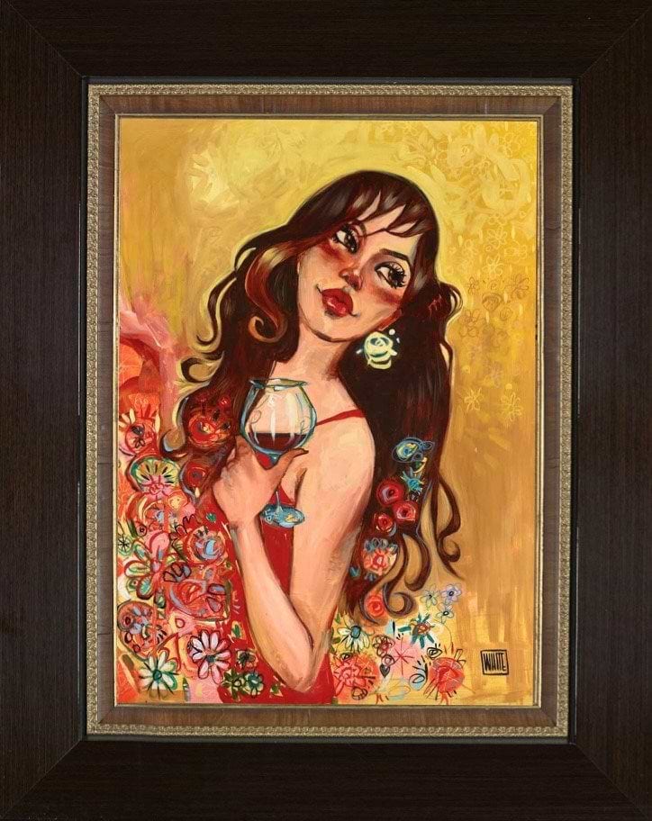 Buried In Brunette (Framed)