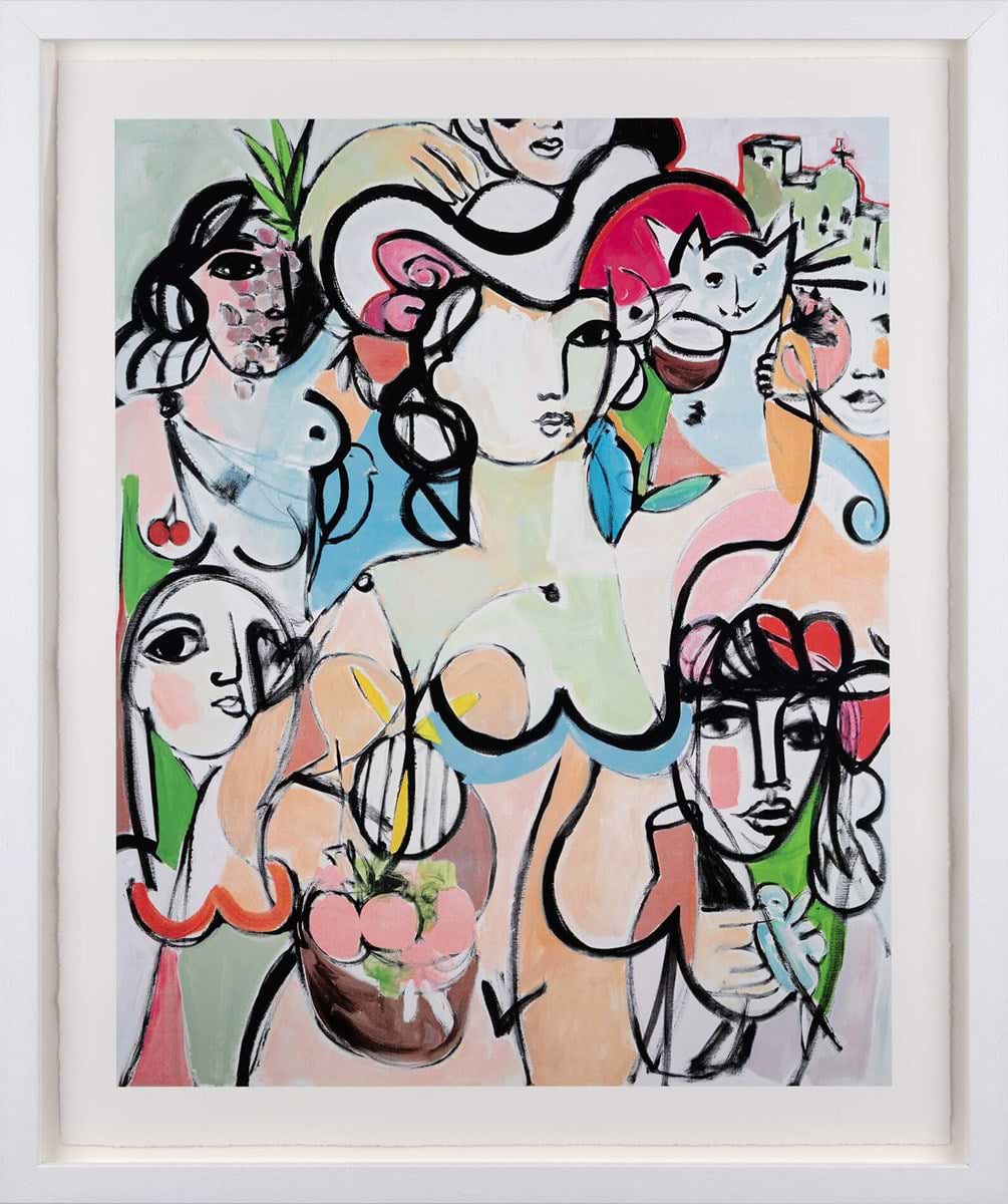Lines of a Muse I (Framed)