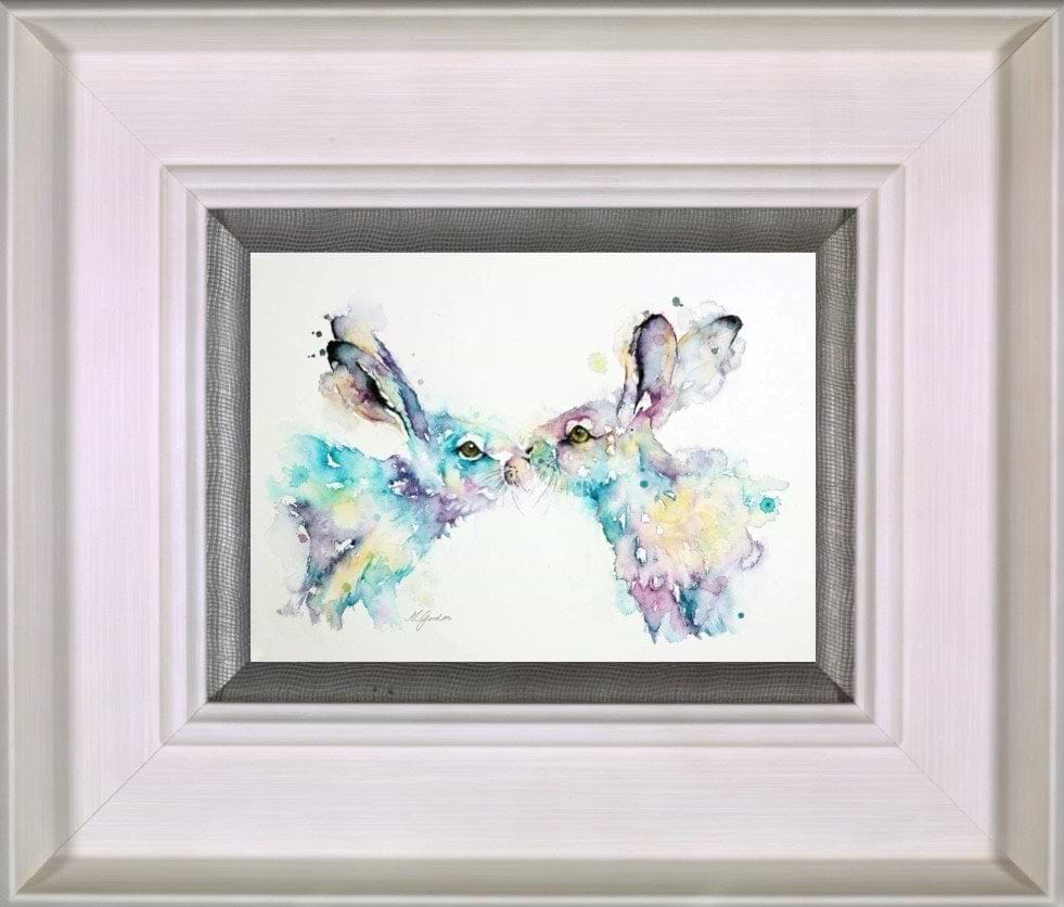Dreamy Hares (Framed)