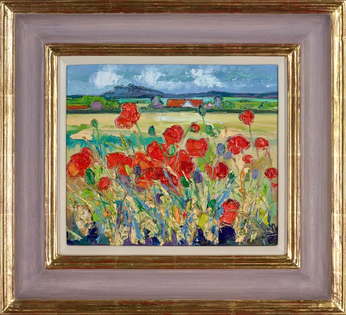 Poppies in Wheatfield,Longniddry