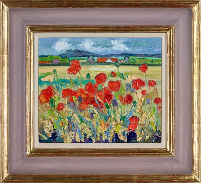Poppies in Wheatfield,Longniddry