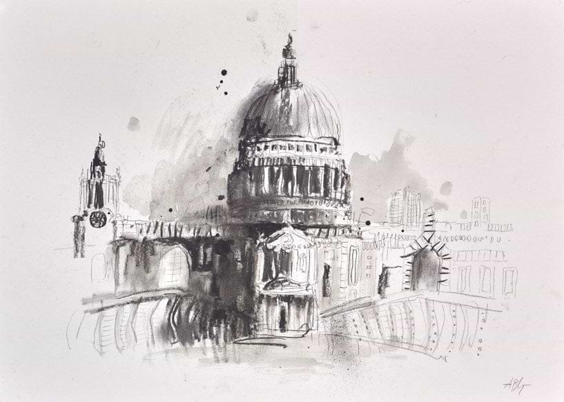 St Paul's Cathedral II (sketch)
