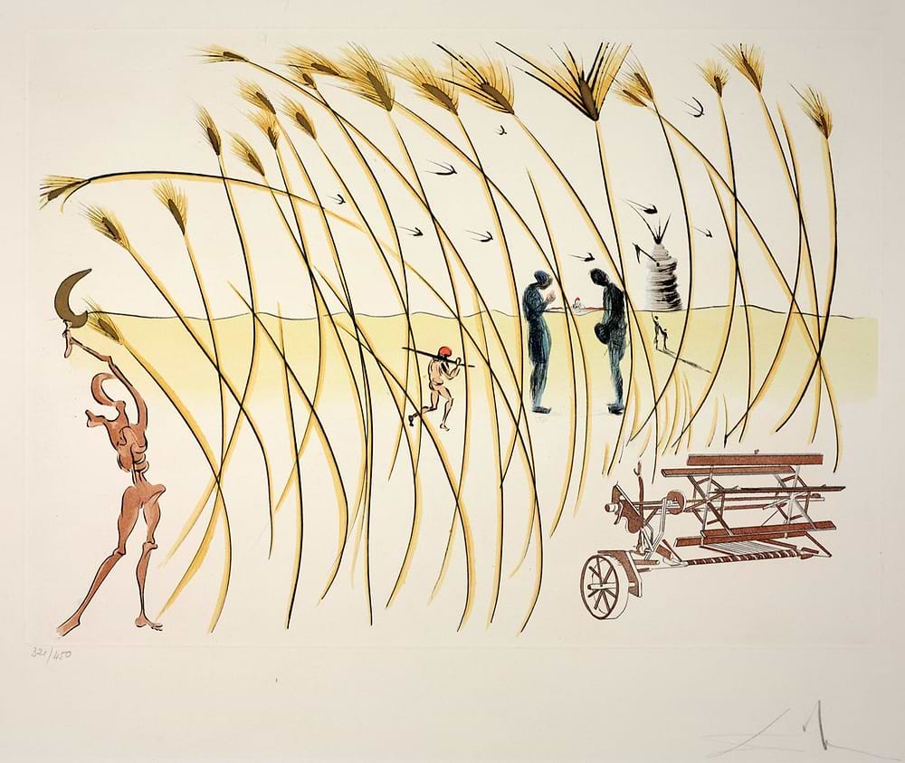 La Moissonneuse, From Hommage À Leonardo Da Vinci