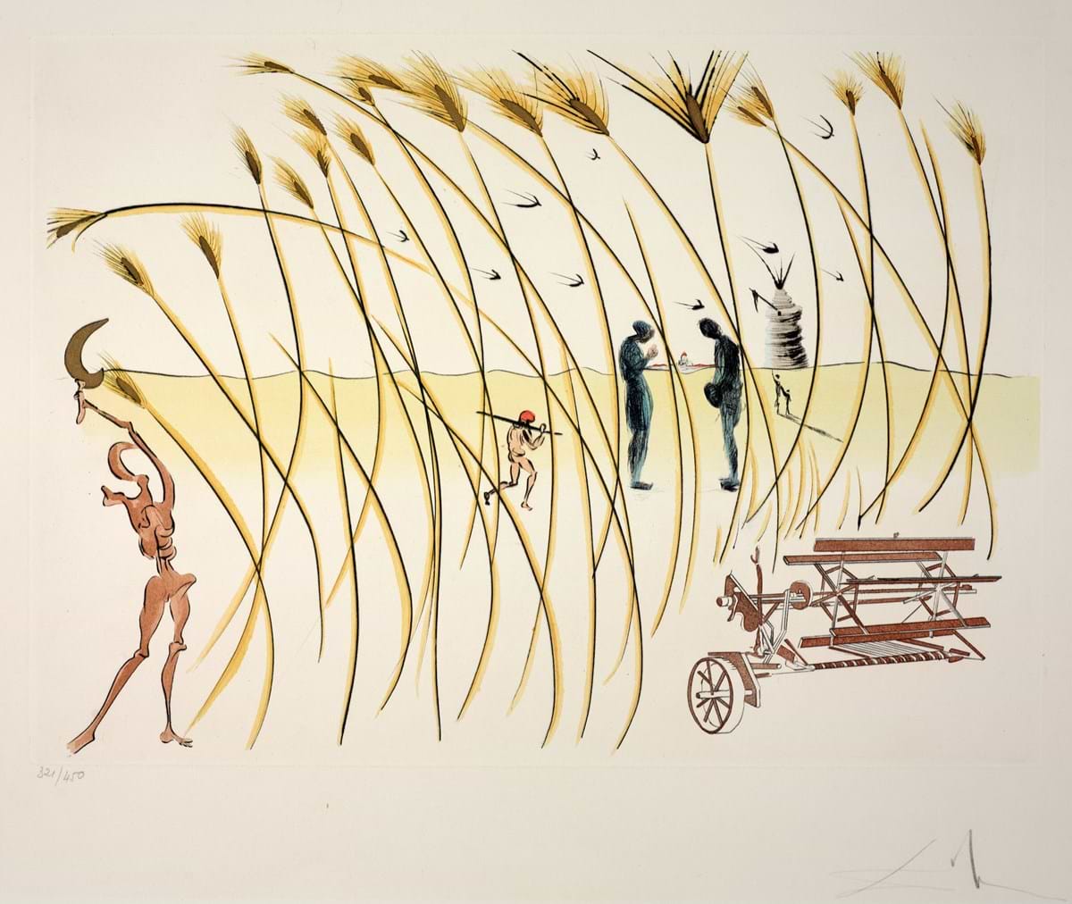 La Moissonneuse, From Hommage À Leonardo Da Vinci