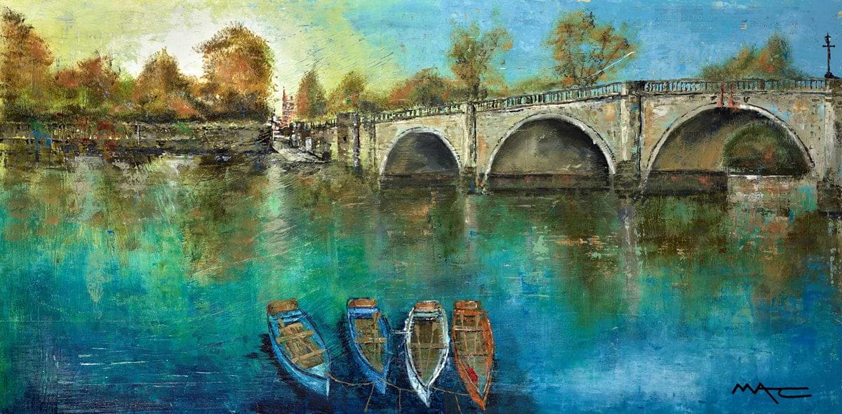 Moored at Richmond Bridge