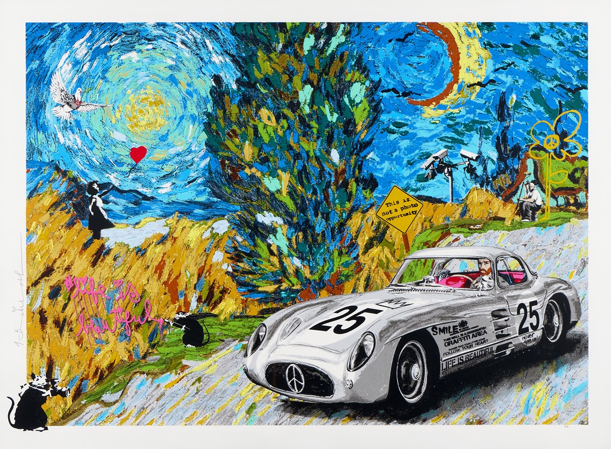 Fueled By Starry Nights | Mr. Brainwash – Clarendon Fine Art