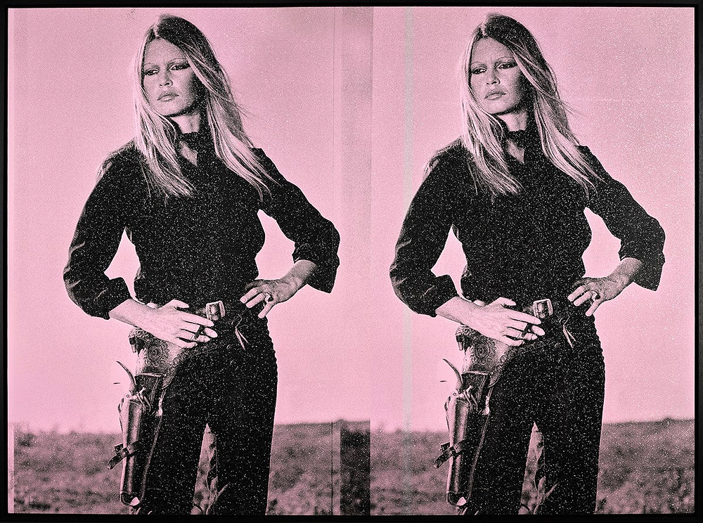 Bardot Cowgirl Diptych, 2023 Wild Pink