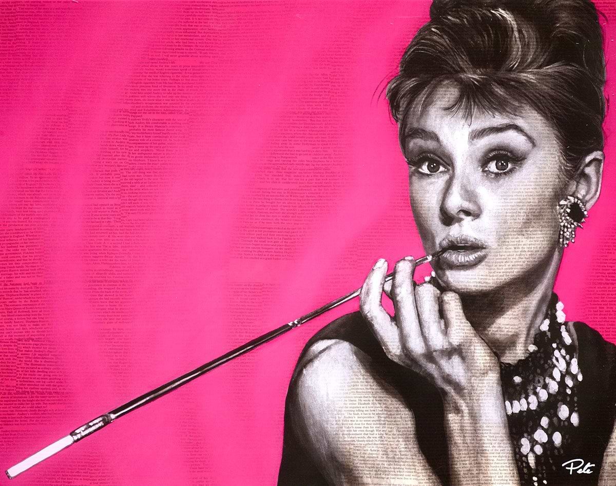 Audrey Hepburn - Magenta