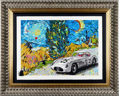 Fueled by Starry Nights (Framed)