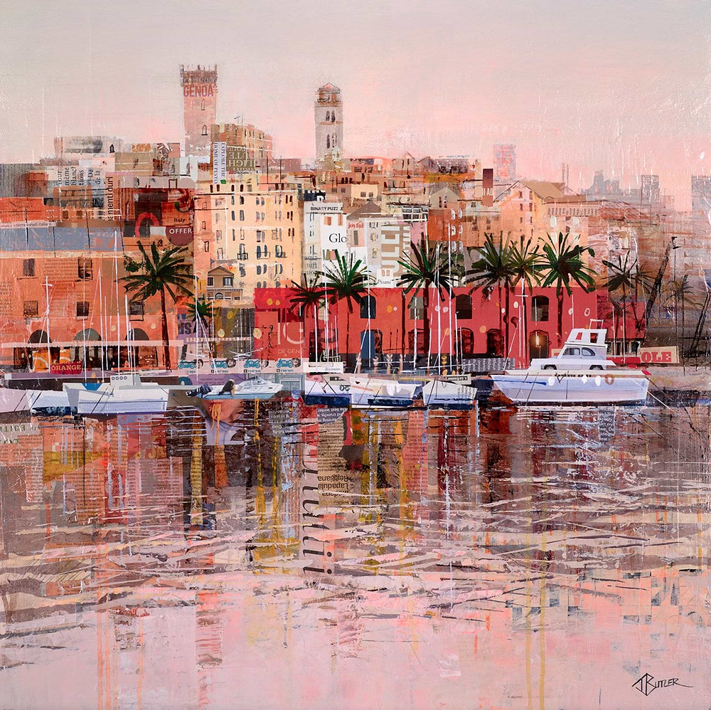 Sunset Ripples , Genoa