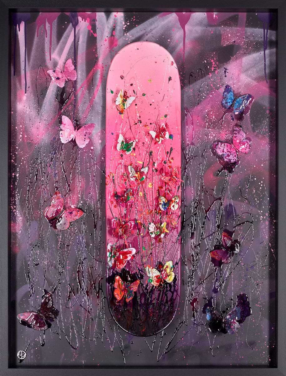 Pink and Purple Skateboard