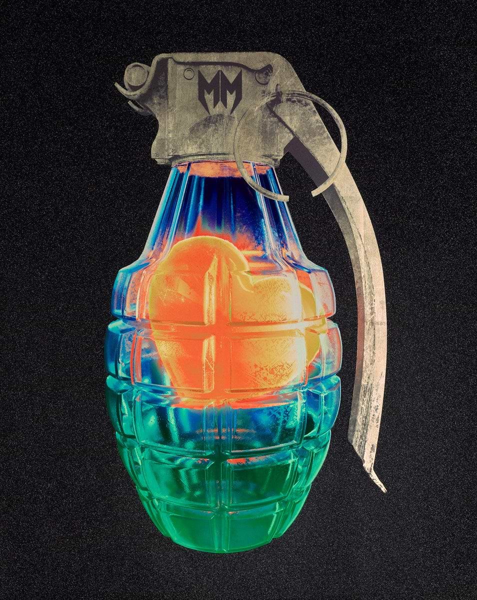 Love Grenade - Blue Yellow