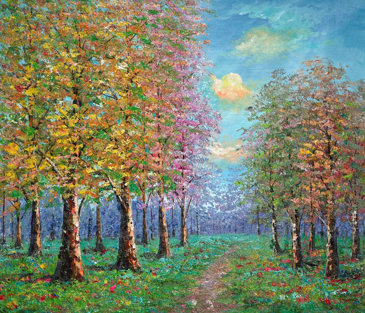 Sunshine Through the Trees