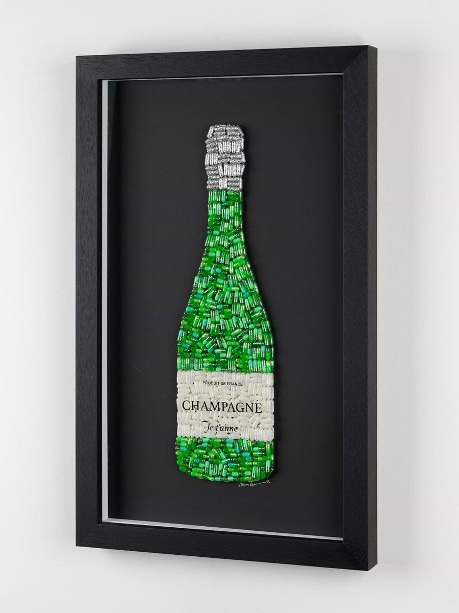 Champagne Je T'aime (Framed)