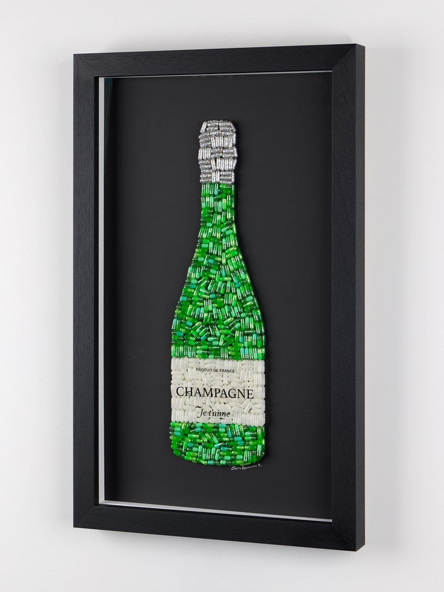 Champagne Je T'aime (Framed)
