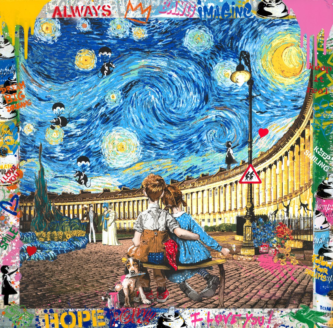 Dreaming Of A Starry Night | Mr. Brainwash – Clarendon Fine Art