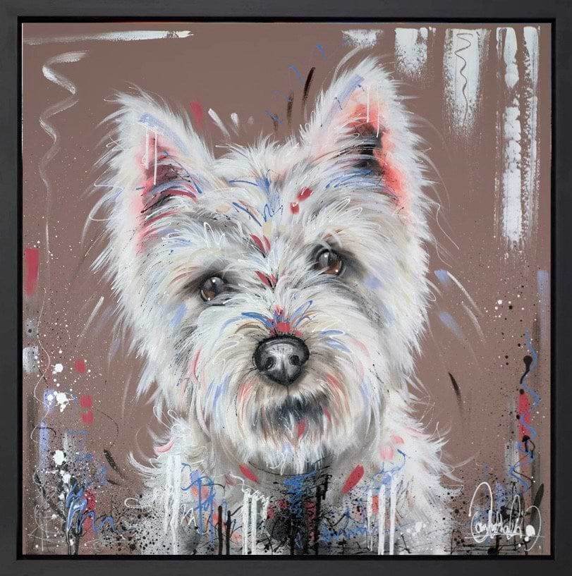 Westie Love II (Framed)