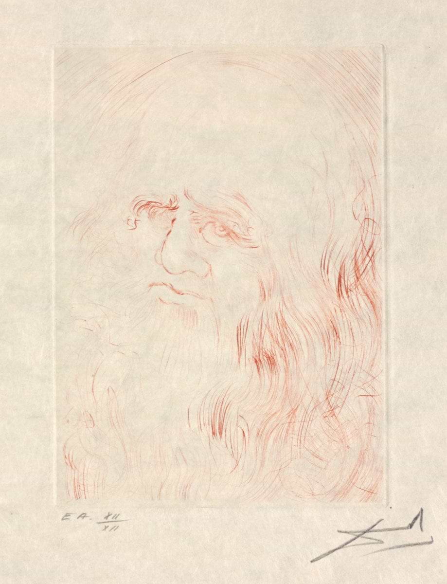 Leonardo da Vinci, from Quinze Gravures