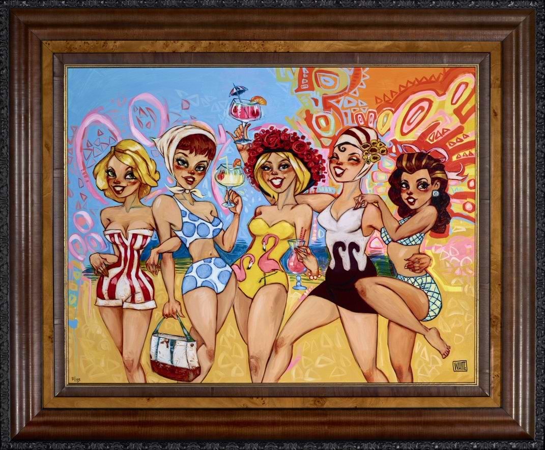 Beach Blankets (Framed)