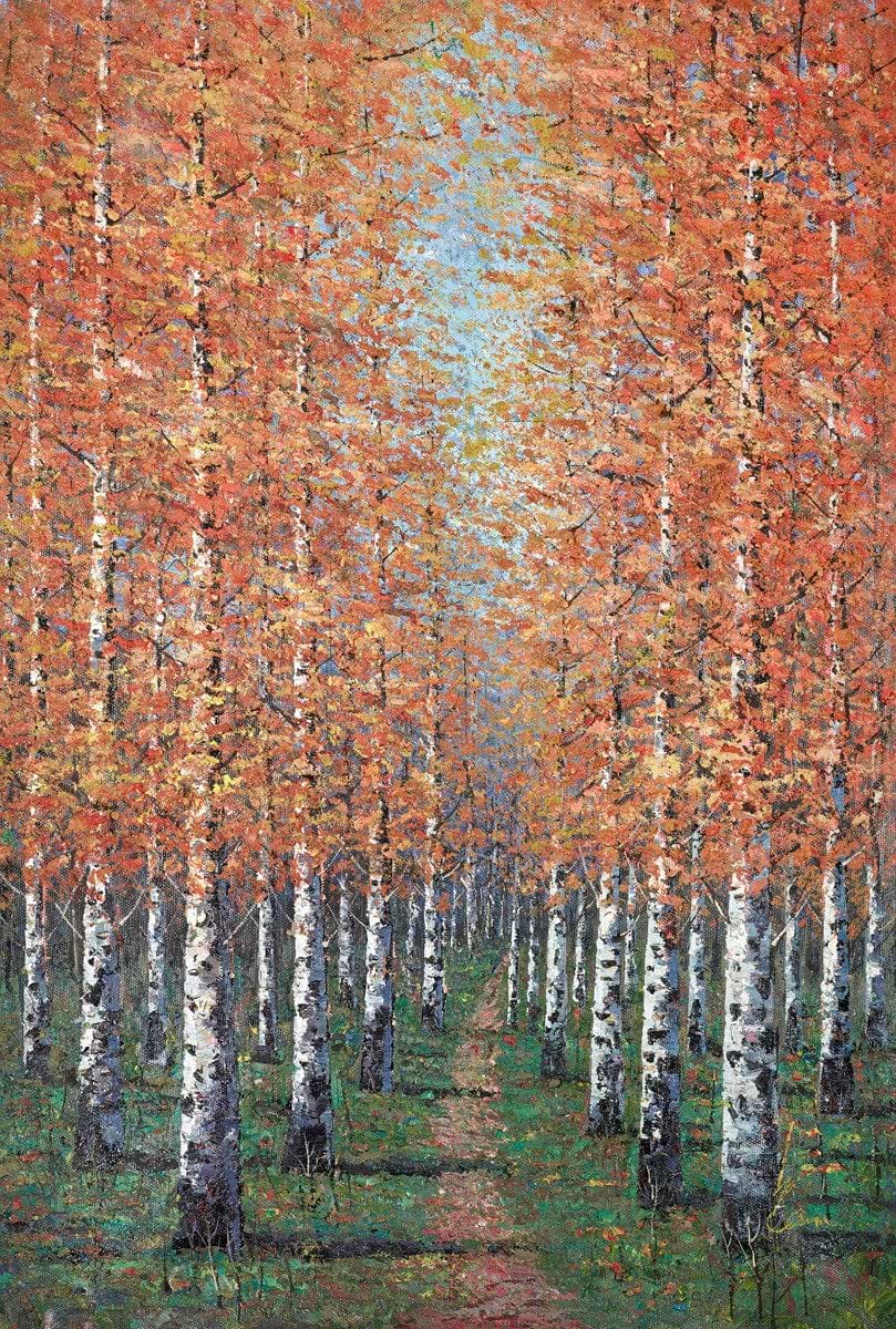 Autumn Beneath the Birches I