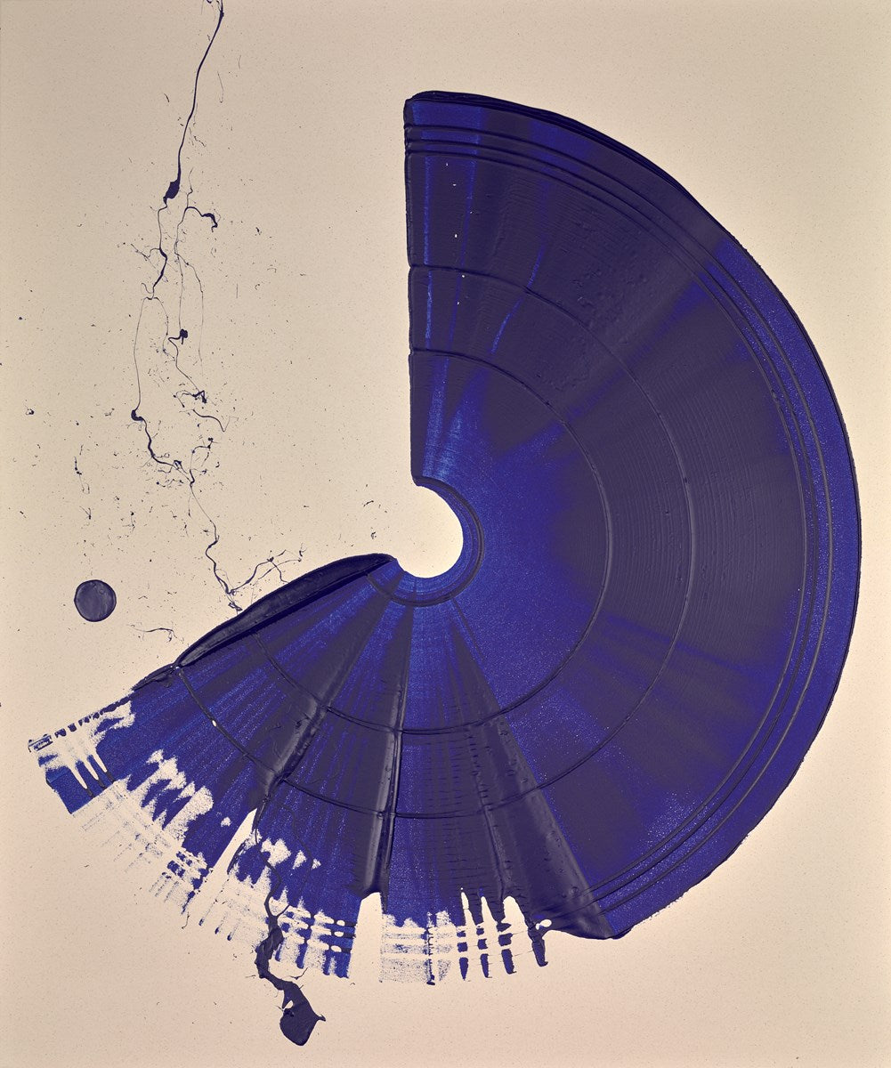 Large Brushstroke (blue)