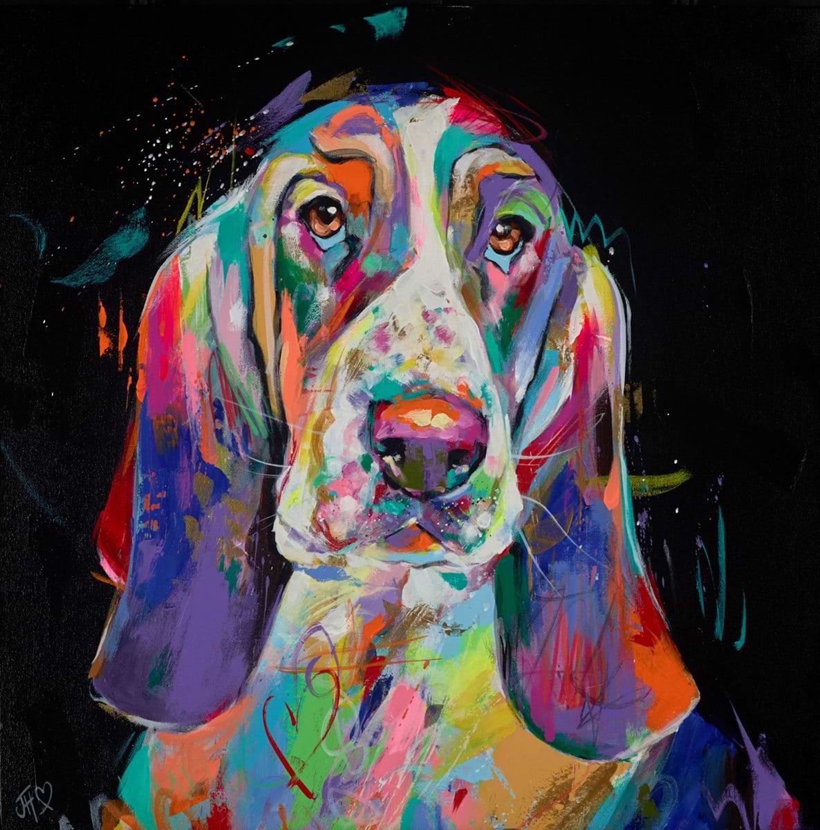 Luminous Basset Hound