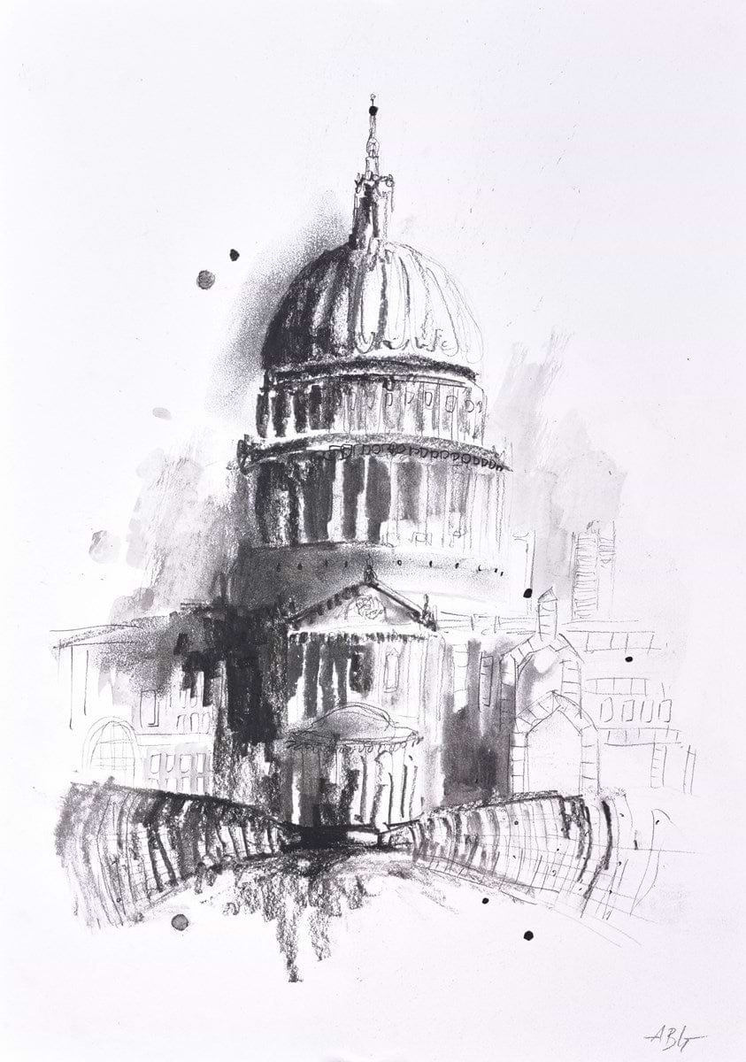 St Paul's Cathedral , London II (sketch)