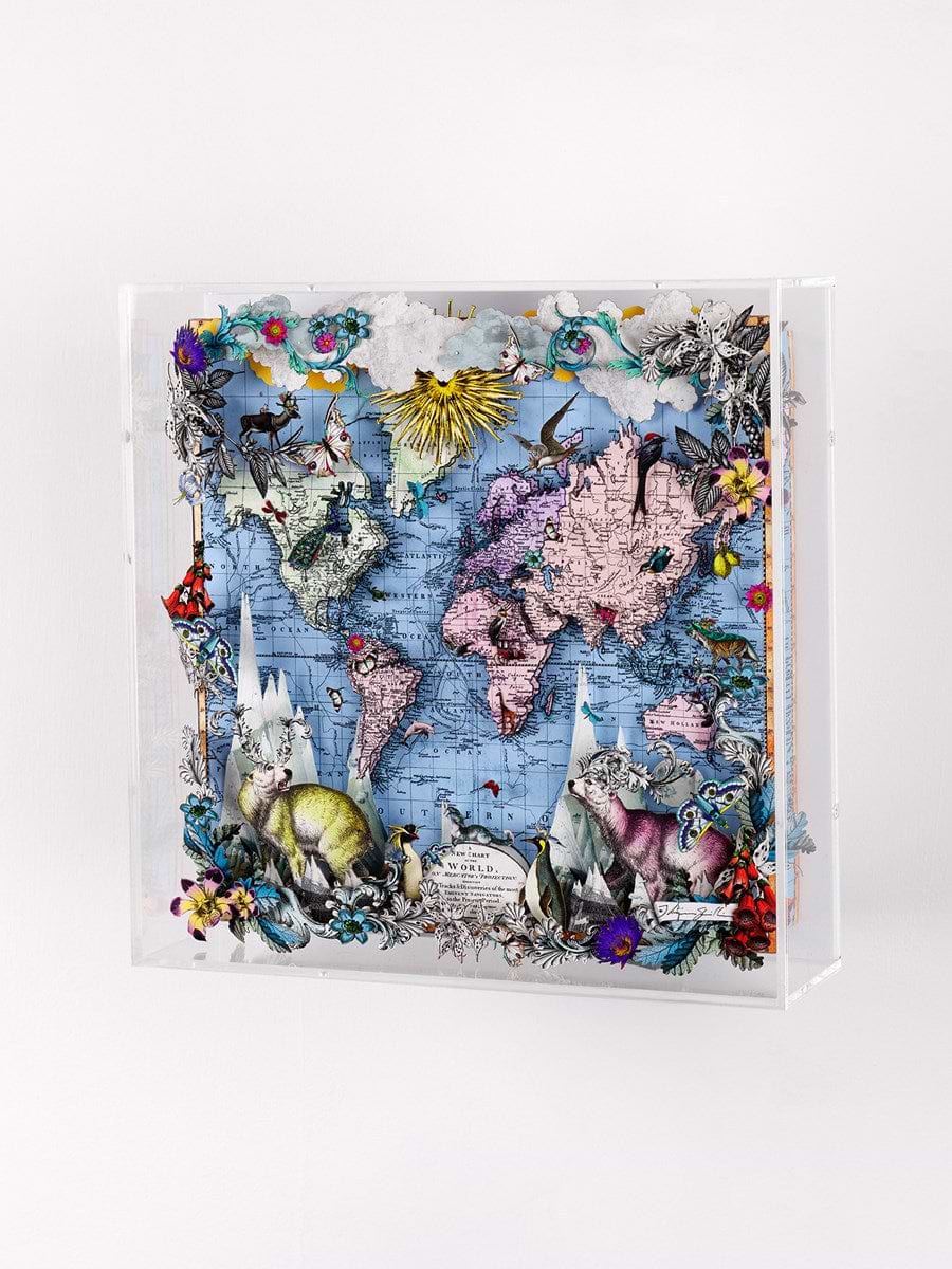 Navigators Floating Map - Polar Bear Discoveries of the world (Detail1)