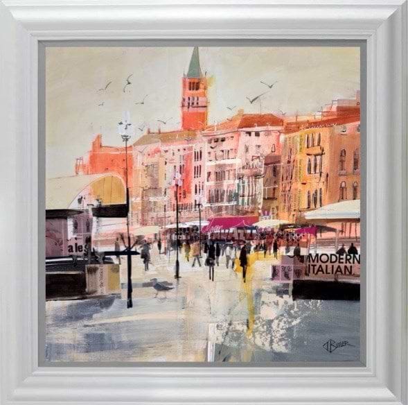 Venice Waterfront (Study) (Framed)