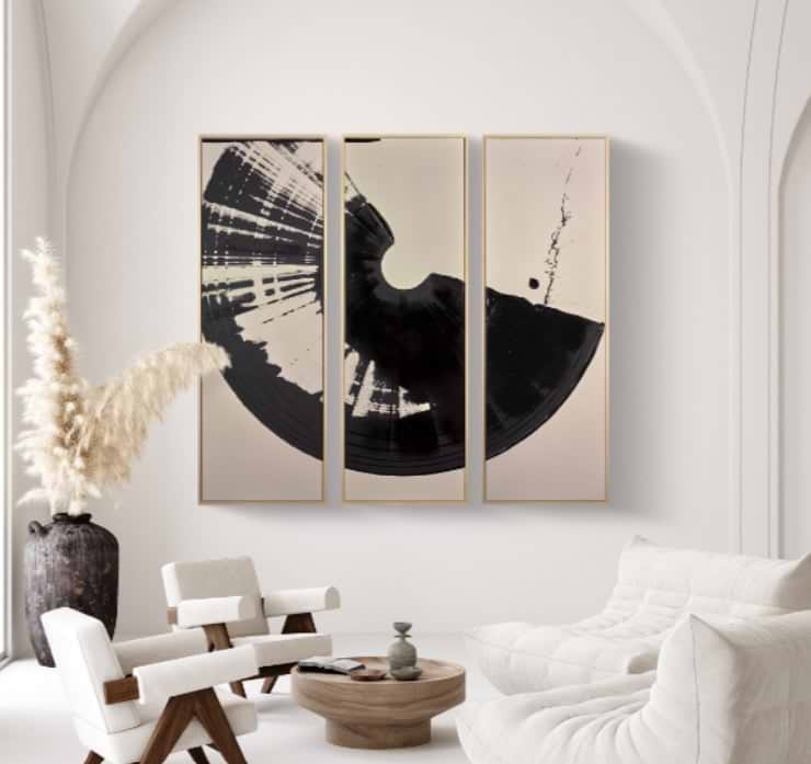 Fold (Triptych) (Roomset)