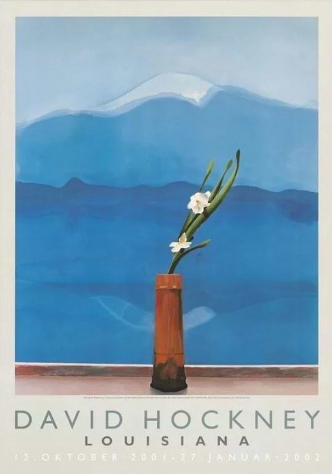 Mount Fuji and Flowers Poster