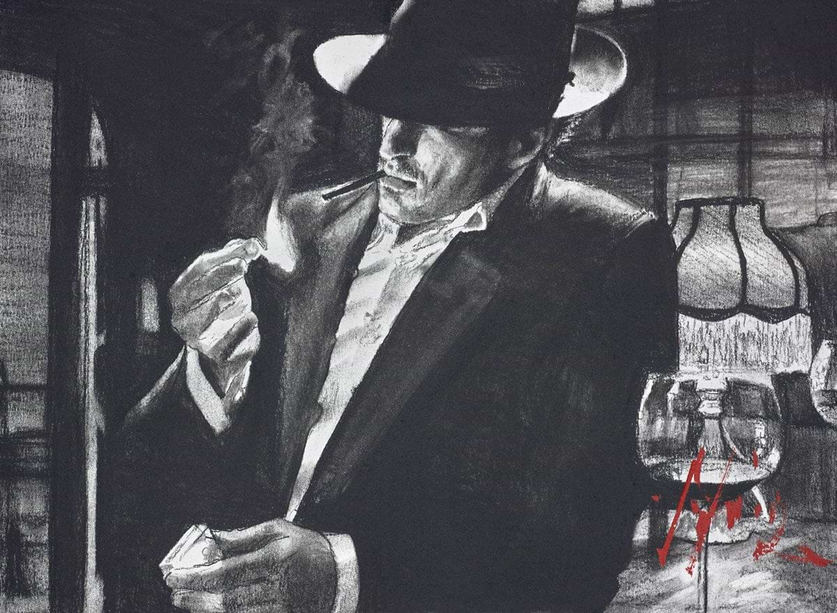 Man Lighting a Cigarette II