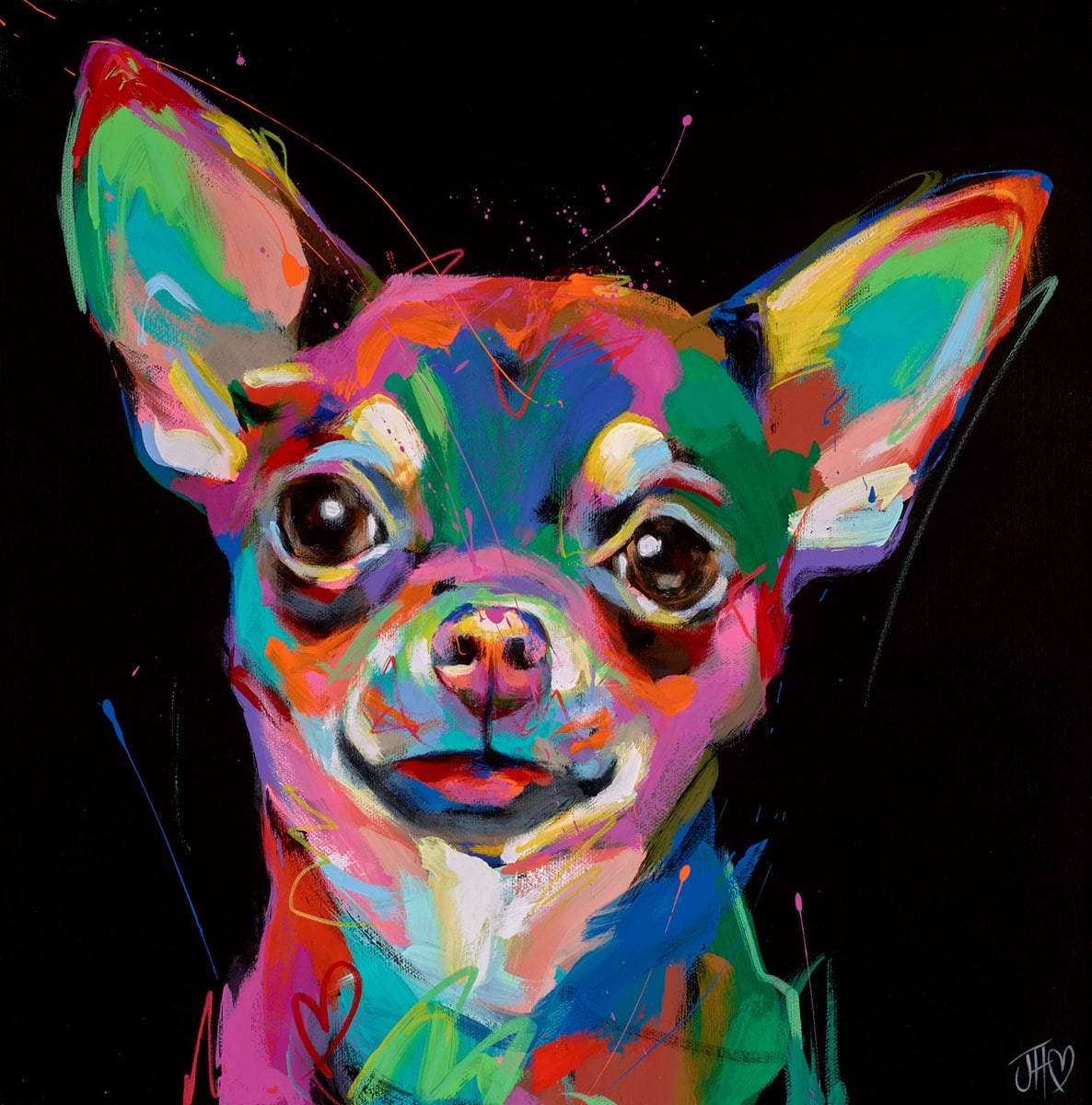 Chie Art 版画　Aura Chihuahua Aura | Jenny Bardell – Clarendon Fine Art