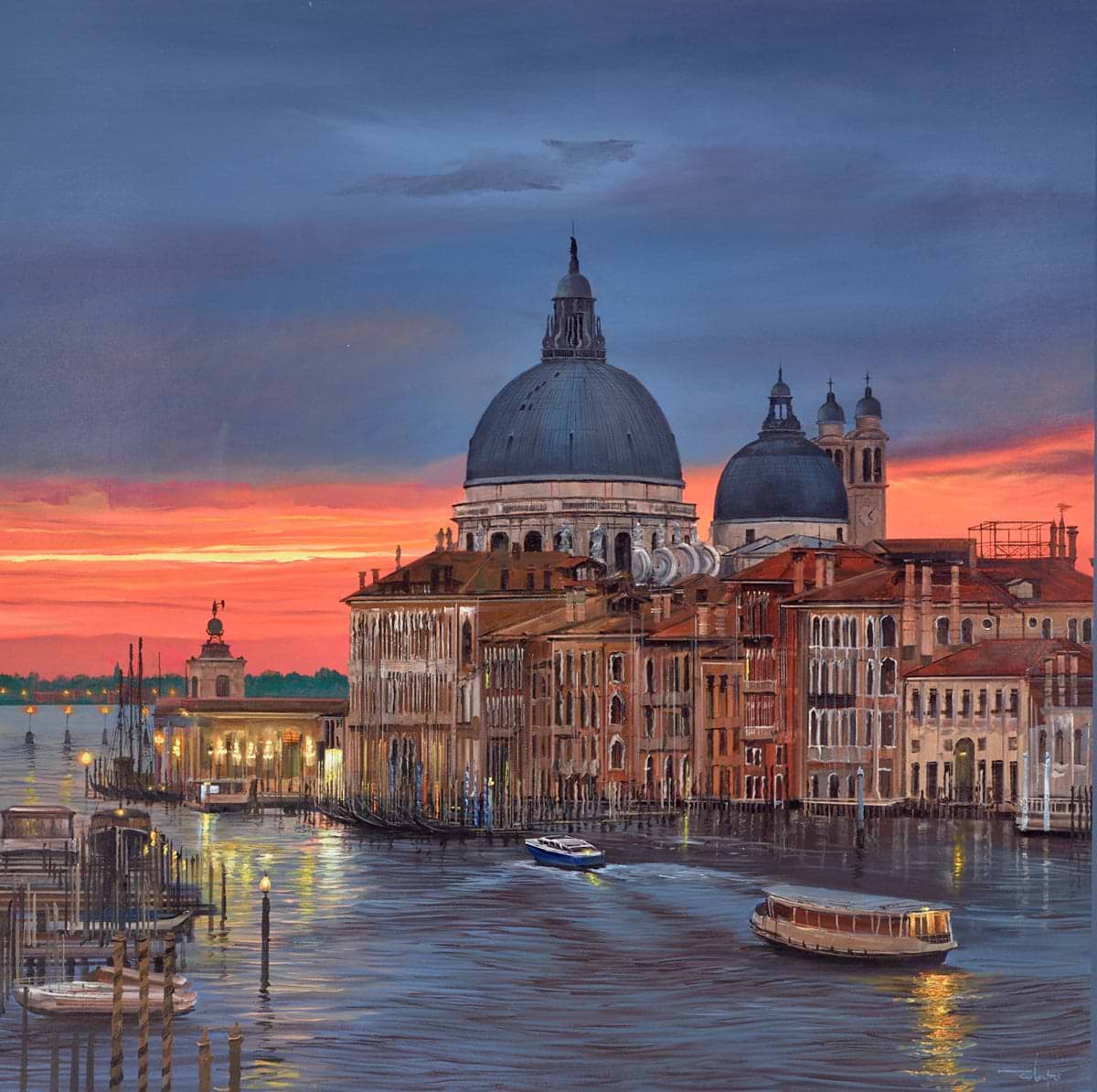 Twilight over Venice