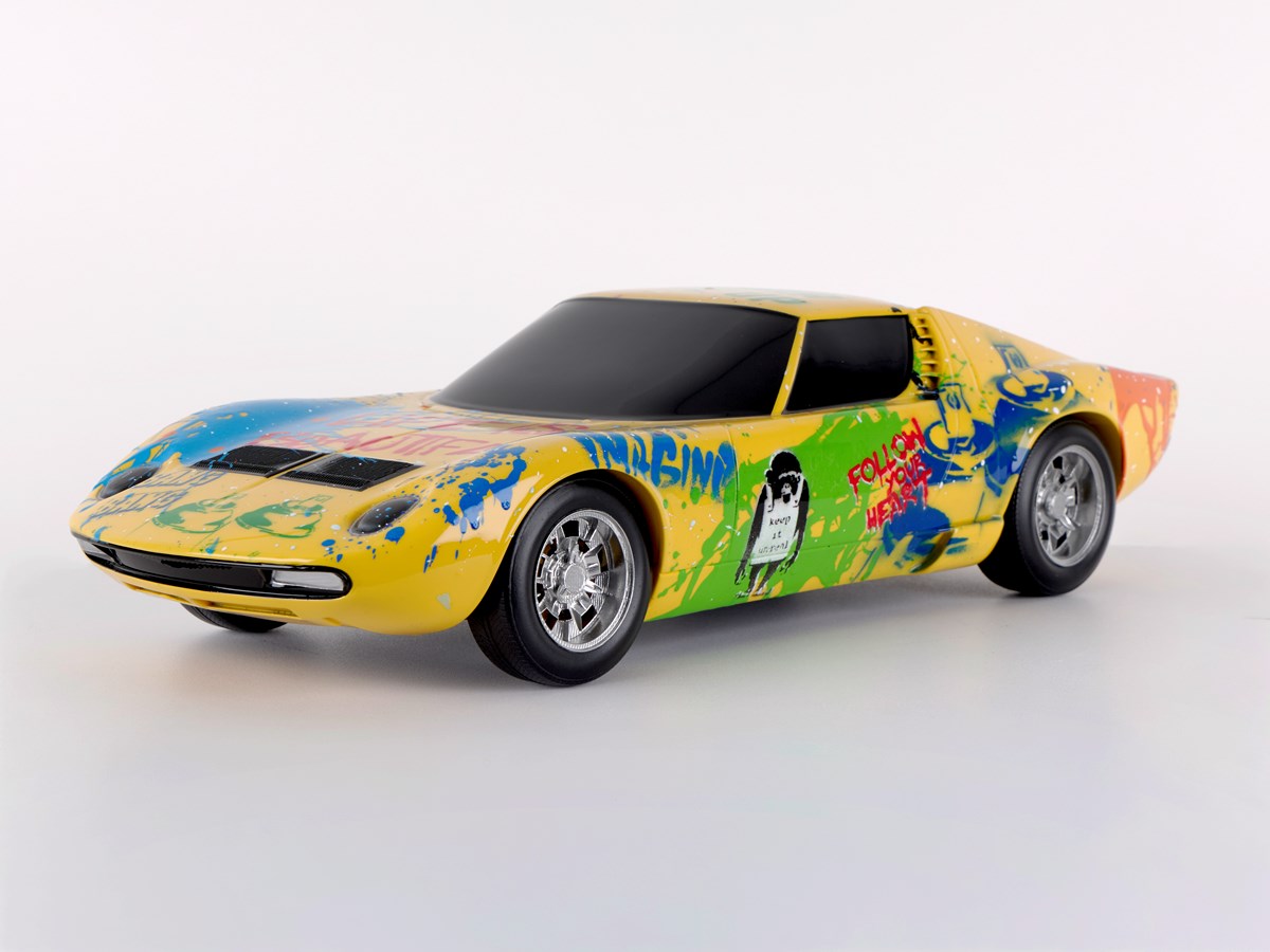 Vandalized Car | Mr. Brainwash – Clarendon Fine Art