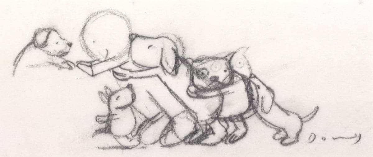Friends in Need, Hugs(sketch)