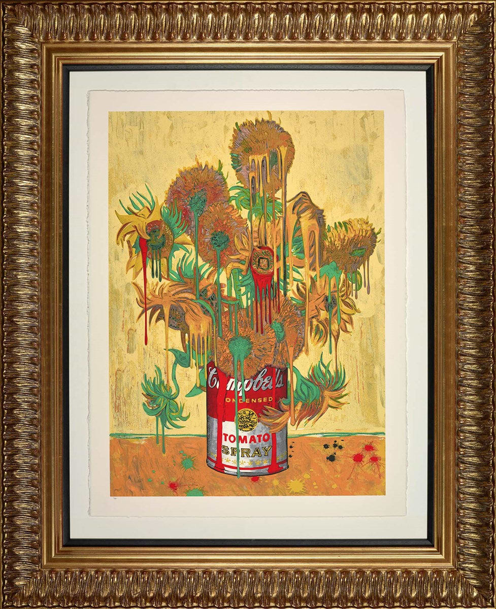 Drip Flowers (Framed)